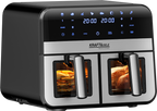 Air Fryer Doua Camere 2500W 4.5L + LCD, Kraft&Dele KD4179
