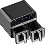 Air Fryer Doua Camere 2500W 4.5L + LCD, Kraft&Dele KD4179