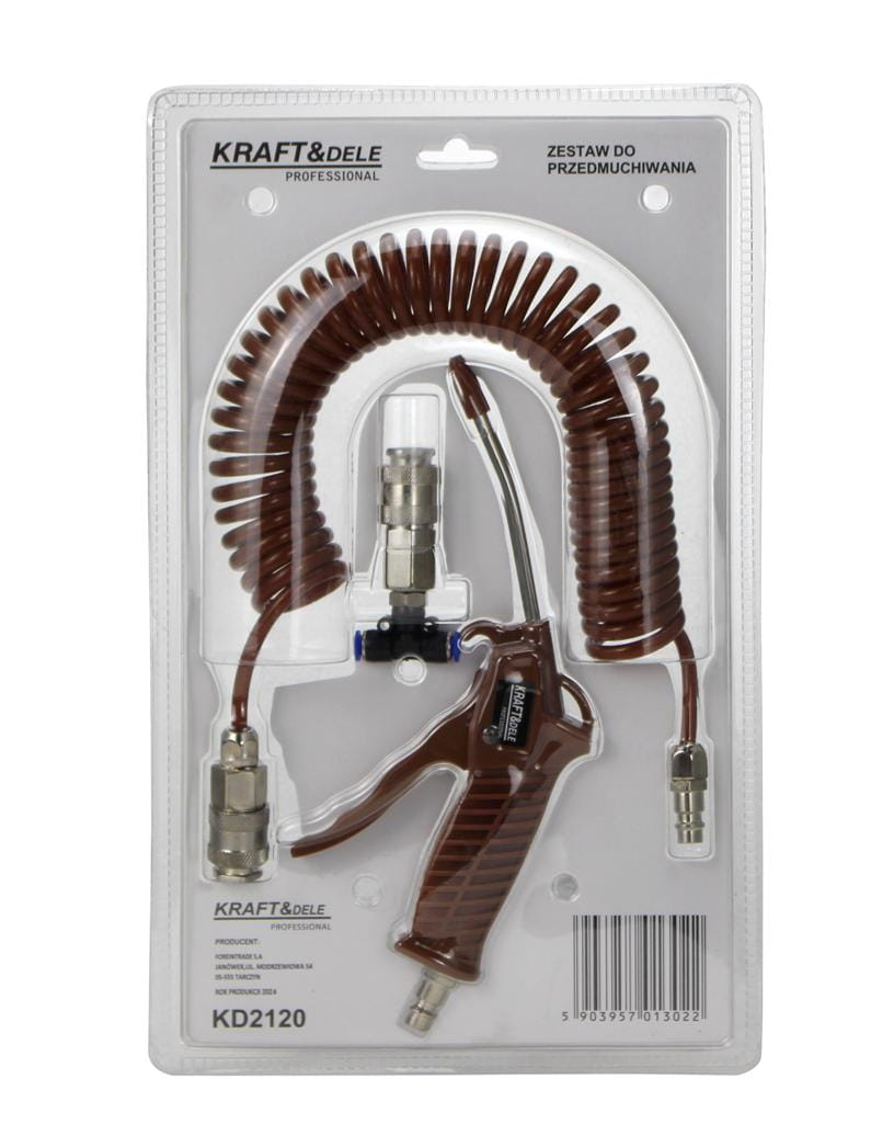 Pistol cu Furtun de Suflat Aer Comprimat, Kraft&Dele KD2120