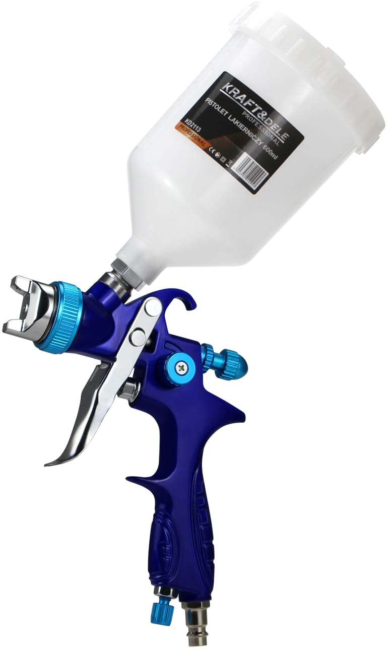 Pistol Vopsea 600ml 90-170 L/min 2.5-4 bar, Kraft&Dele KD2113
