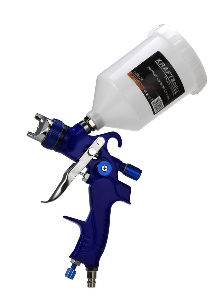 Pistol Vopsit 600ml Presiune 2.5-4 bar Debit 90-170 l/min, Kraft&Dele KD2129