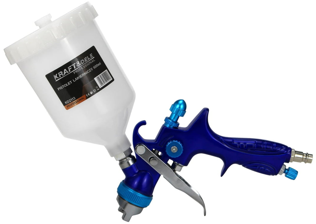Pistol de Vopsea 600ml, 90 - 170 L/min, Kraft&Dele KD2113