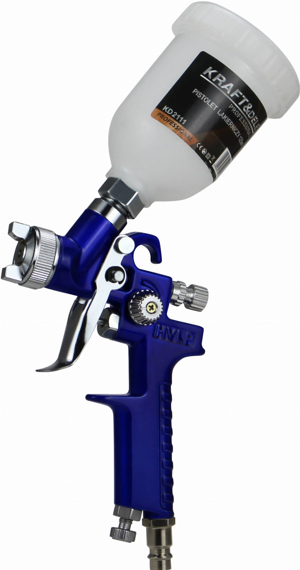 Pistol Vopsit 125ml 0.8mm 2.5-4bar 90-170L/min, Kraft&Dele KD2111