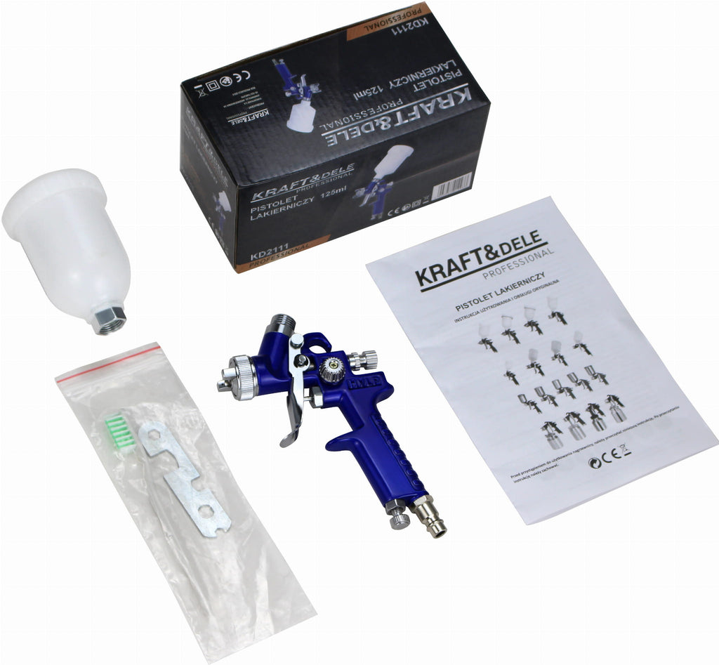 Pistol de Vopsit 125ml, Kraft&Dele KD2111