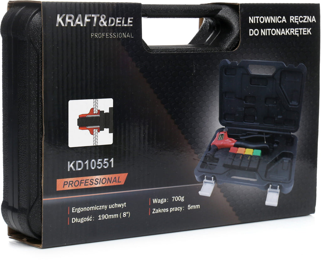 Aparat Nituit Piulite si Popnituri, Kraft&Dele KD10551