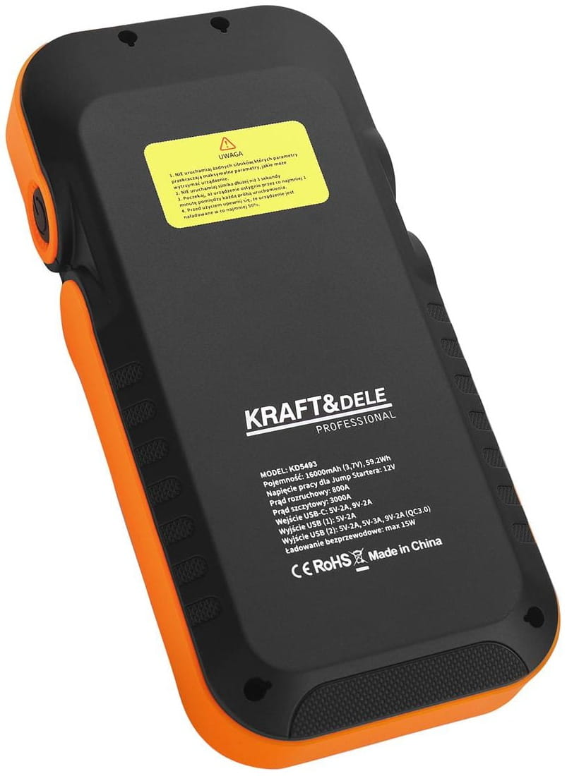 Baterie Externa Multifunctionala + Carcasa 16.000 Mah, Kraft&Dele KD5493