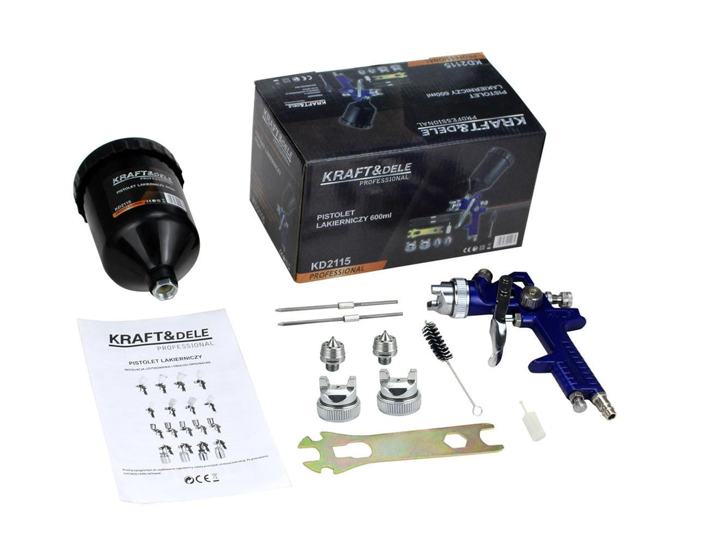 Pistol de Vopsit 600 ml HVLP, Kraft&Dele KD2115