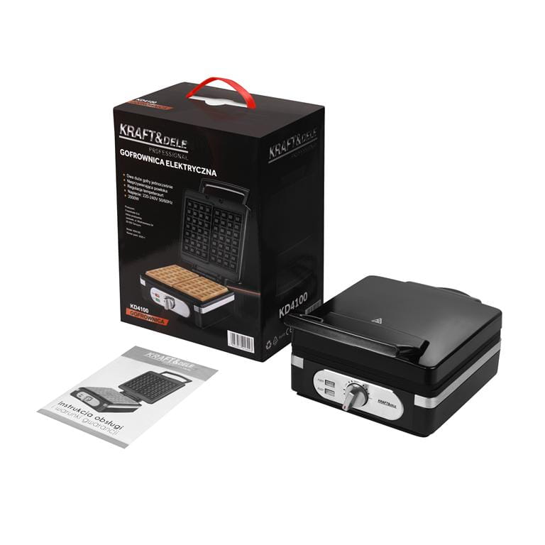 Aparat de Copt Vafe 2000W, Kraft&Dele KD4100