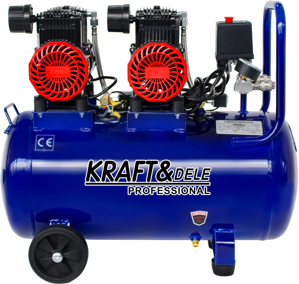 Compresor Aer Fara Ulei 3000W 230V 50L 475L/min, Kraft&Dele KD4093