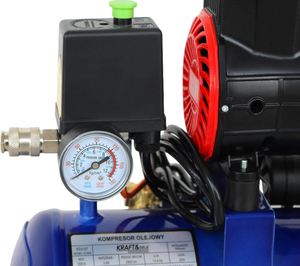 Kompresor bezolejowy 9L 230V 1200W KD4090 5