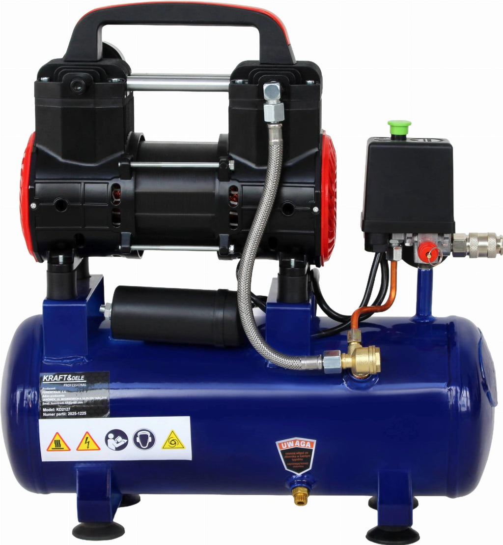 Kompresor bezolejowy 9L 230V 1200W KD4090 2