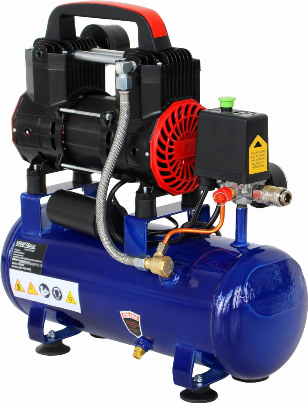 Kompresor bezolejowy 9L 230V 1200W KD4090 3