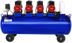 KOMPRESOR BEZOLEJOWY NIEBIESKI 120L 4 TŁOKI 230V 7kW KD4095 6