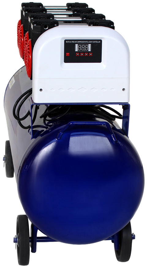 KOMPRESOR BEZOLEJOWY NIEBIESKI 120L 4 TŁOKI 230V 7kW KD4095 5