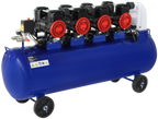 KOMPRESOR BEZOLEJOWY NIEBIESKI 120L 4 TŁOKI 230V 7kW KD4095 3