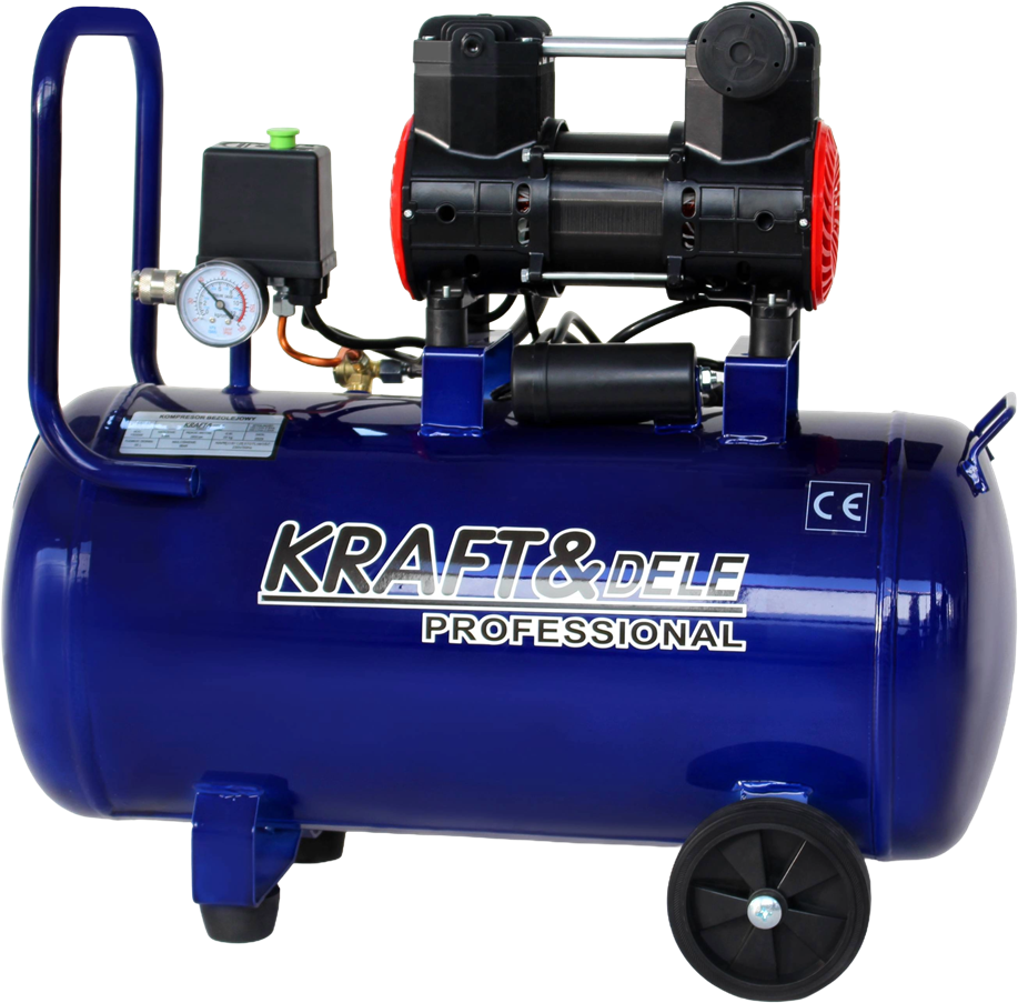 Compresor Aer Silentios fara Ulei 1500W 50L 8bar, Kraft&Dele KD4092