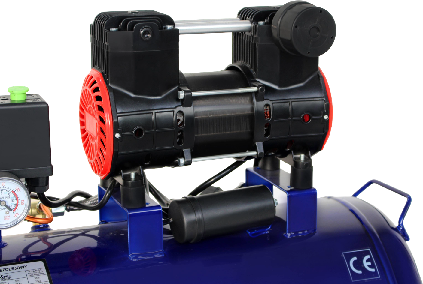 KOMPRESOR BEZOLEJOWY 50L 1500W 230V KD4092 8