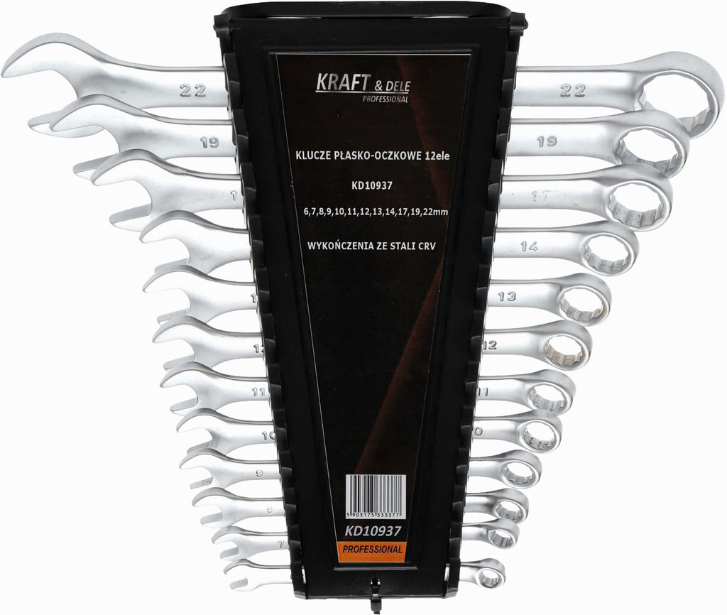 Chei Combinate Fixe-inelare 12 Bucati, Kraft&Dele KD10937