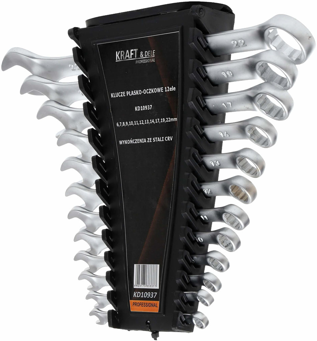 Chei Combinate Fixe-inelare 12 Bucati, Kraft&Dele KD10937