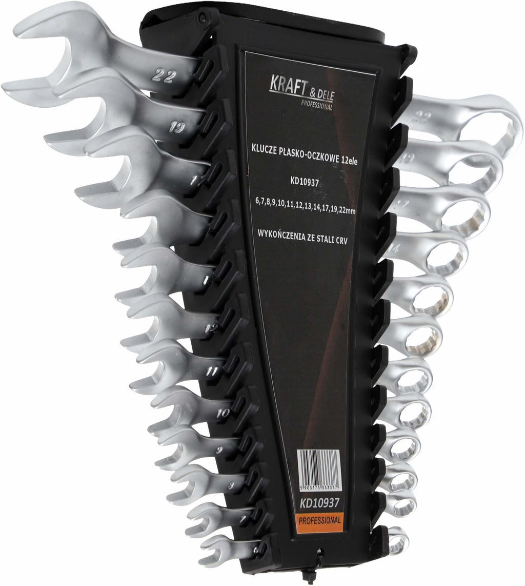 Chei Combinate Fixe-inelare 12 Bucati, Kraft&Dele KD10937