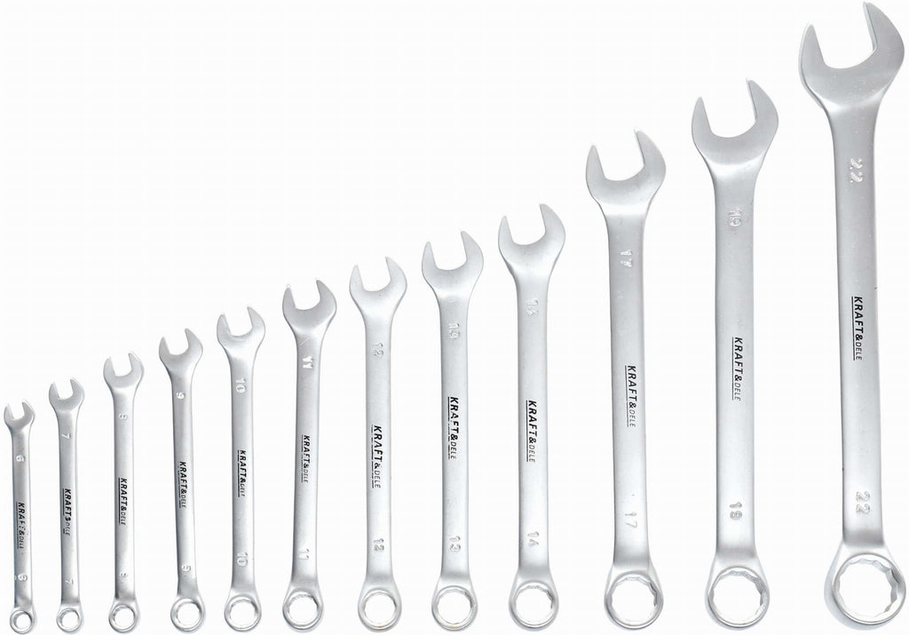 Set Chei Fixe Inelare 12 Bucati 6-22 mm, Kraft&Dele KD10937