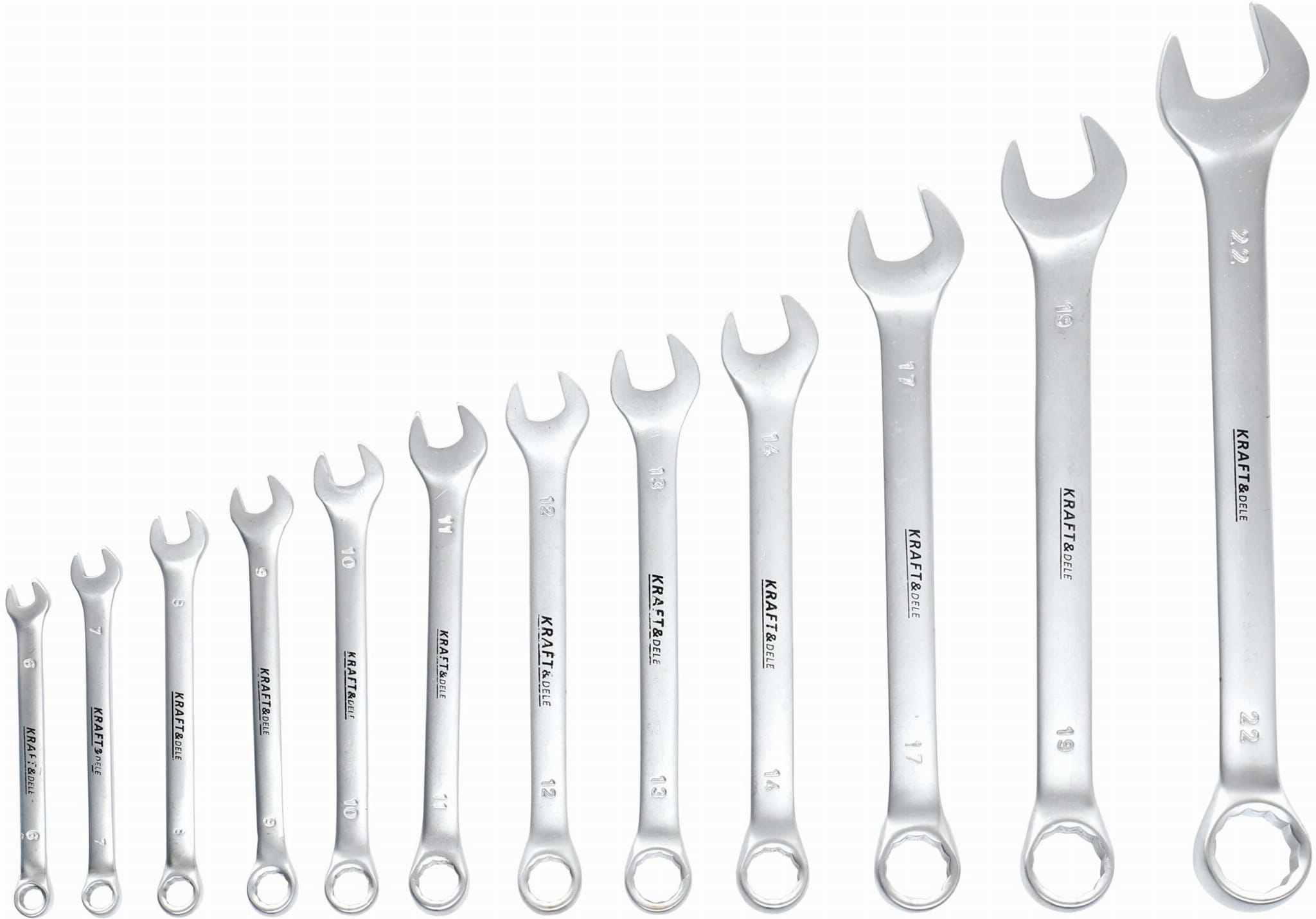 Set Chei Fixe Inelare 12 Bucati 6-22 mm, Kraft&Dele KD10937