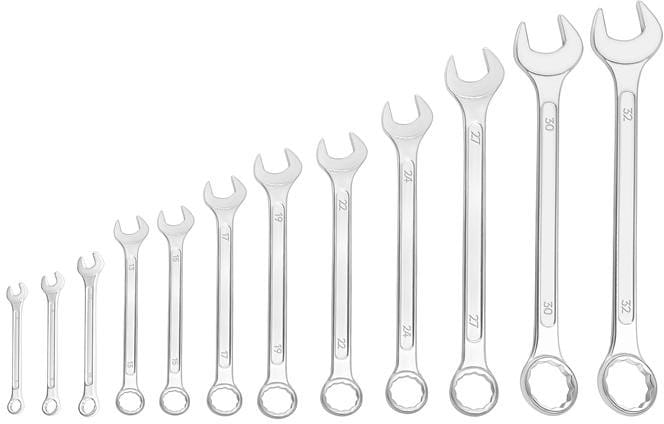 Set de Chei Combinate, 12 Piese 6-32 mm, Kraft&Dele KD10926