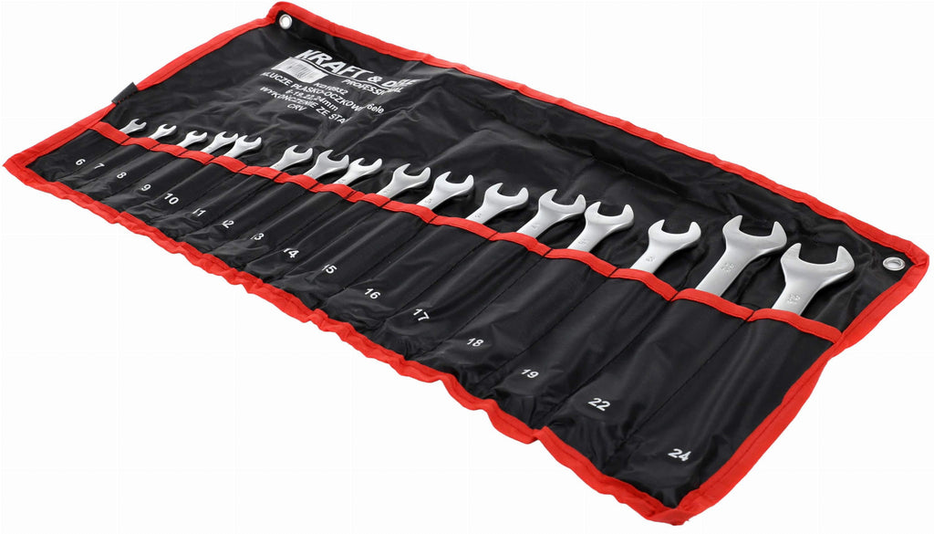 Set de Chei Combinate, 16 Piese 6-24 mm, Kraft&Dele KD10932