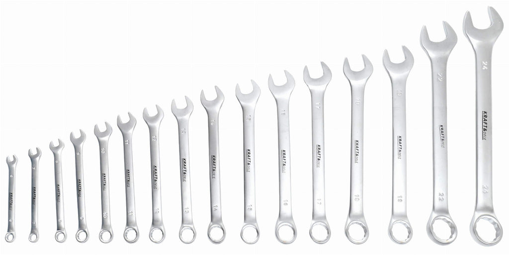 Set de Chei Combinate, 16 Piese 6-24 mm, Kraft&Dele KD10932