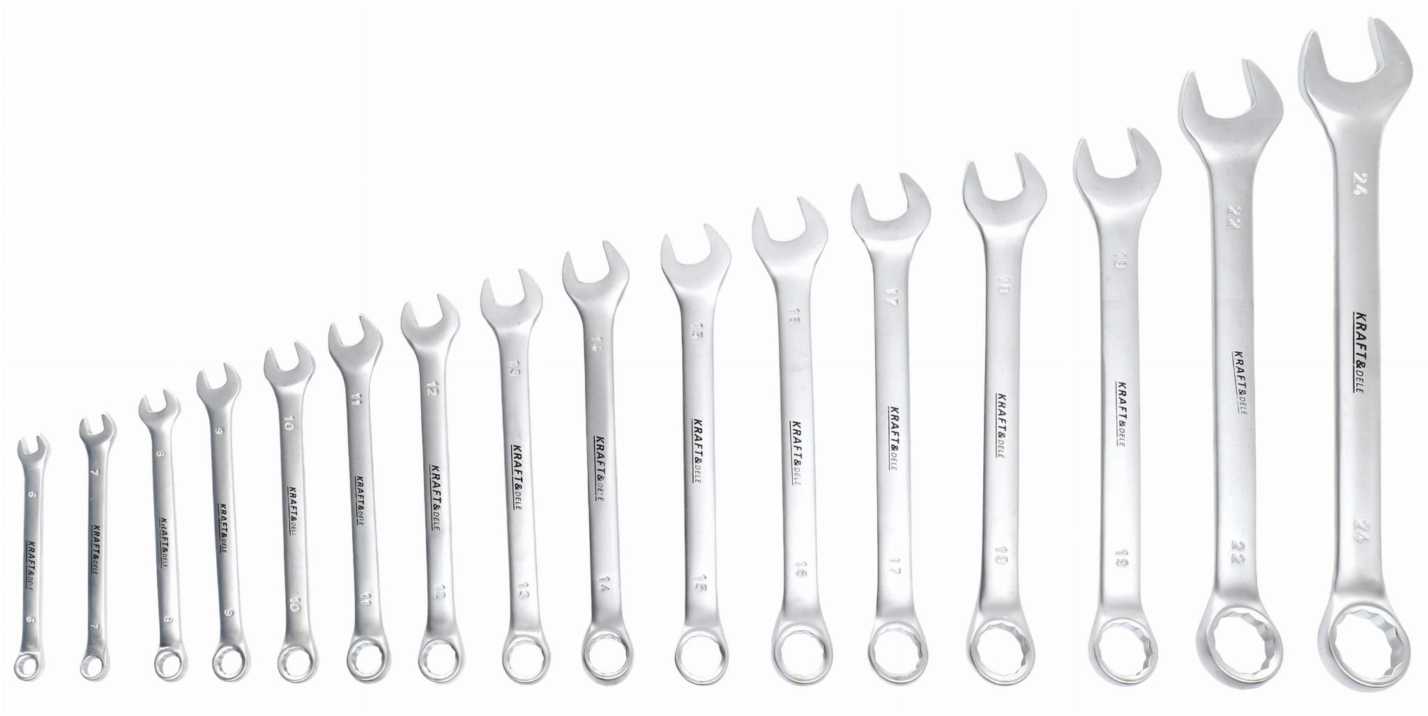 Set de Chei Combinate, 16 Piese 6-24 mm, Kraft&Dele KD10932