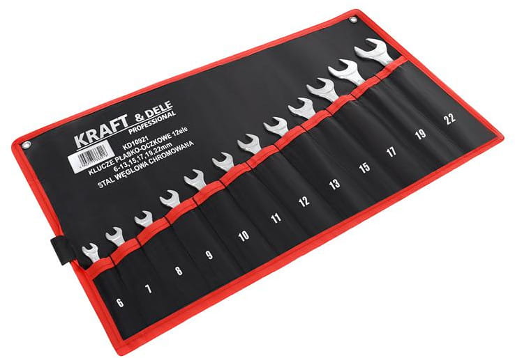 Set de Chei Combinate, 12 Piese 6-22 mm, Kraft&Dele KD10921