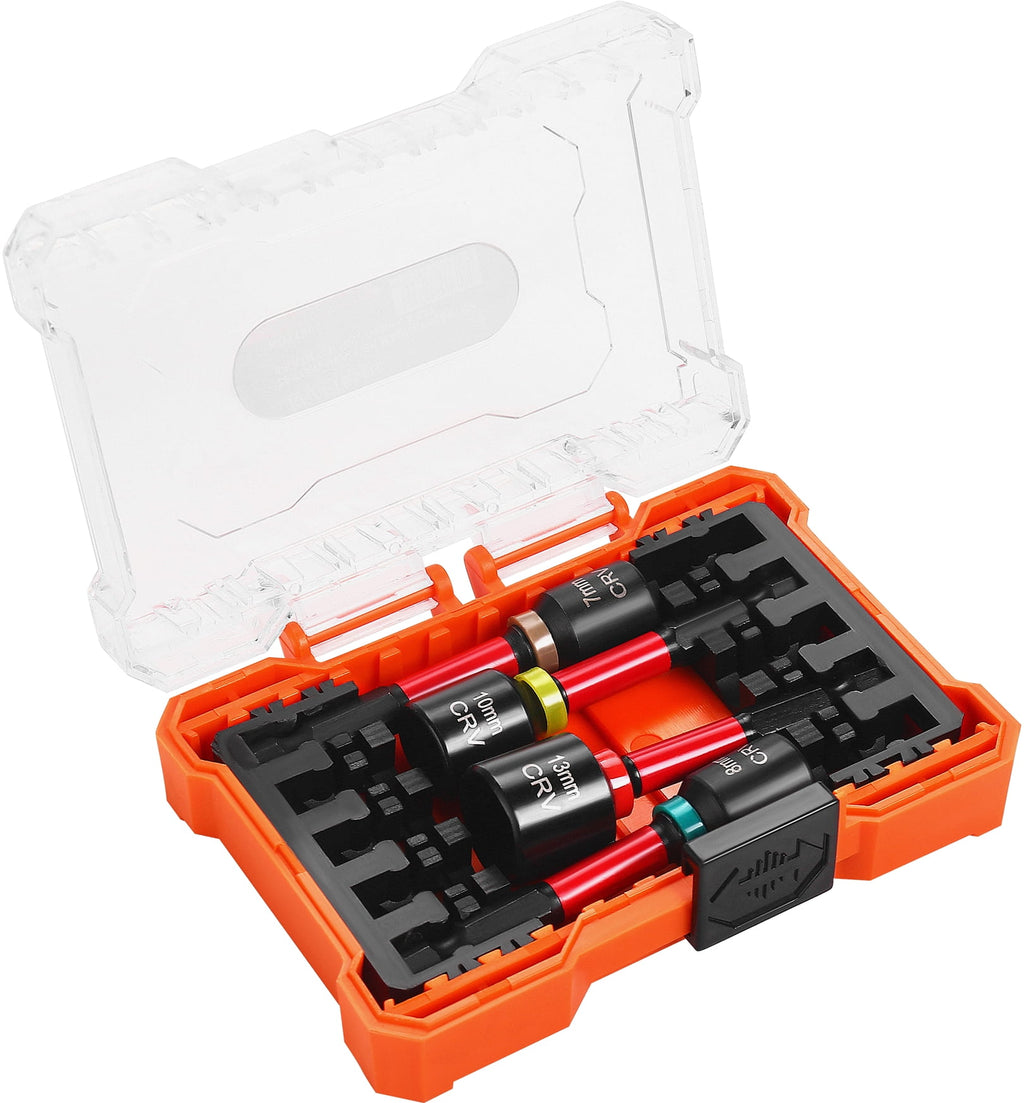Set 4 Chei Tubulare Magnetice Hex 13, 10, 8, 7 mm, Prindere 1/4, Kraft&Dele KD11866 - imaginea 8