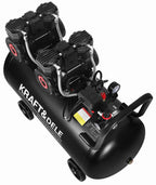 Compresor fara Ulei Silentios , 100L / 2200W X 2 ,528l/m, Kraft&Dele KD4083