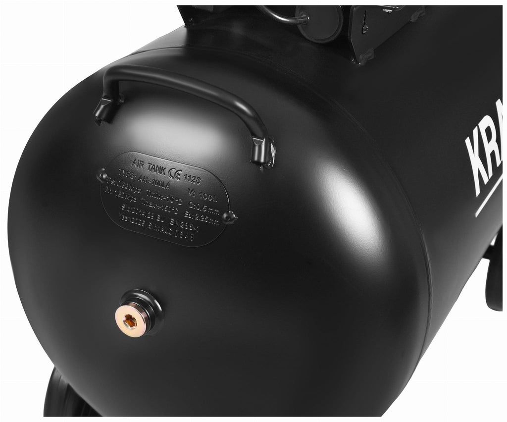 Compresor fara Ulei Silentios , 100L / 2200W X 2 ,528l/m, Kraft&Dele KD4083