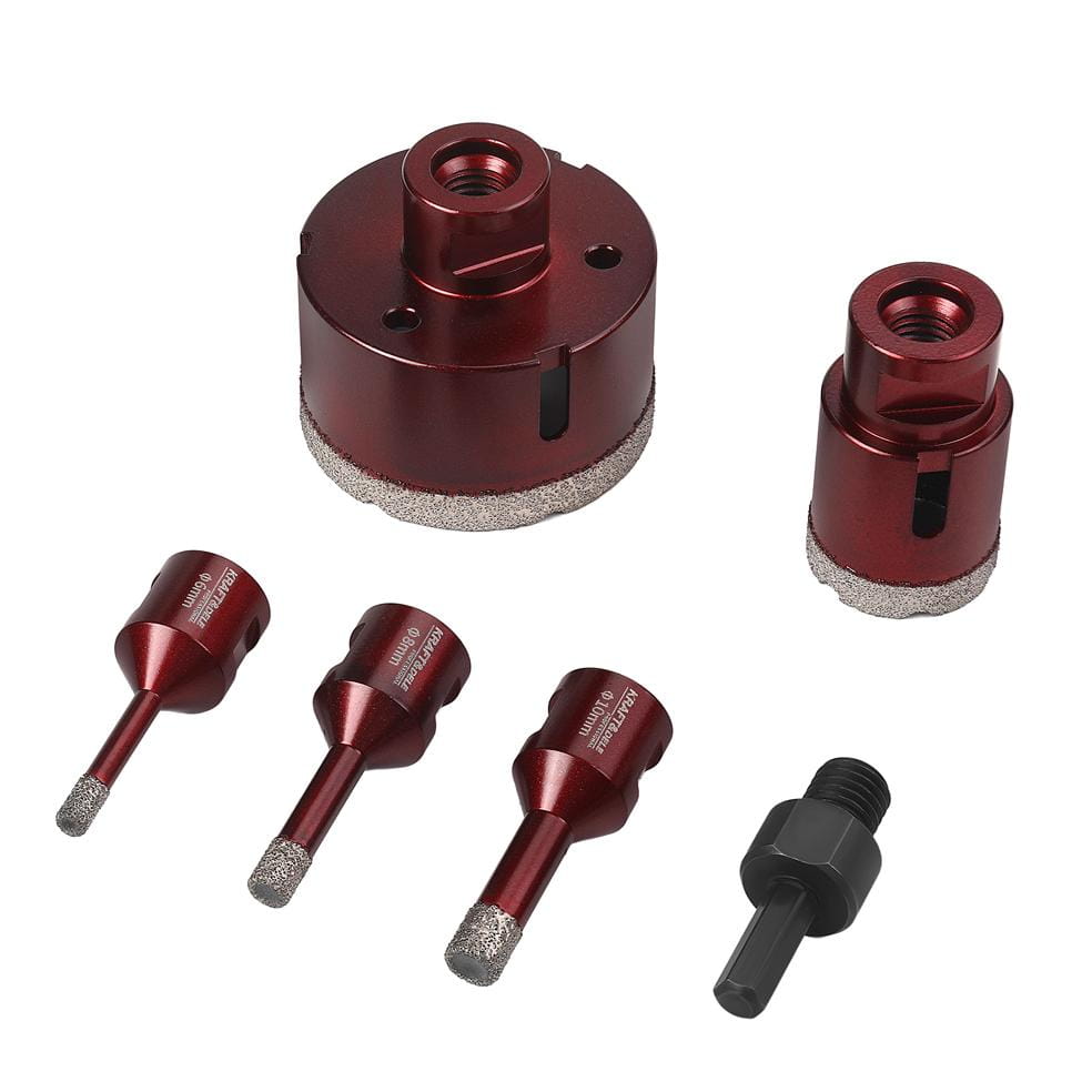 Set Carote Diamantate 6-68mm cu Adaptor M14, Kraft&Dele KD12643