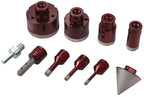 Set Carote Diamantate 6-65mm cu Freza Conica + Adaptor, Kraft&Dele KD12642