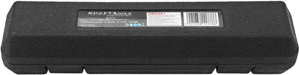 Cheie Dinamometrica 1/4" 5-25Nm, Kraft&Dele KD10204