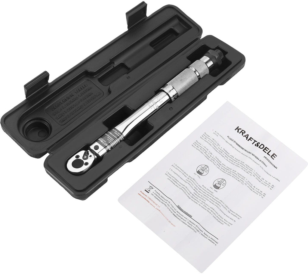 Cheie Dinamometrica 1/4" 5-25Nm, Kraft&Dele KD10204
