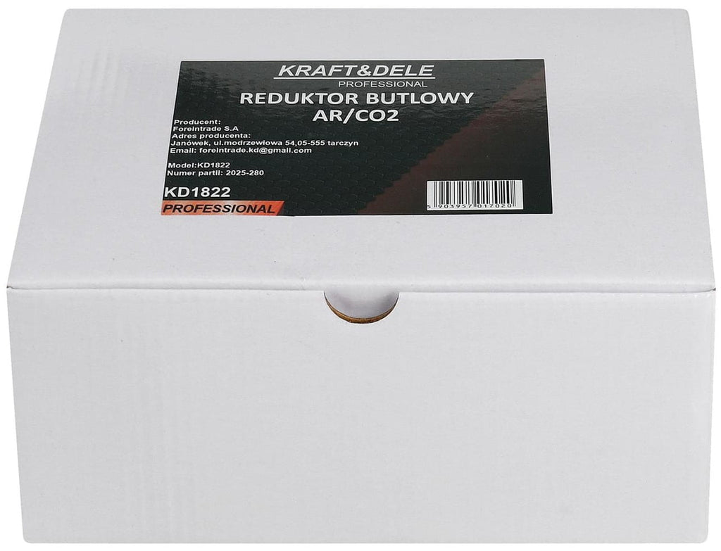 Reductor de Presiune CO2 ,argon, Corgon, 315bar, 31l/min, Kraft&Dele KD1822