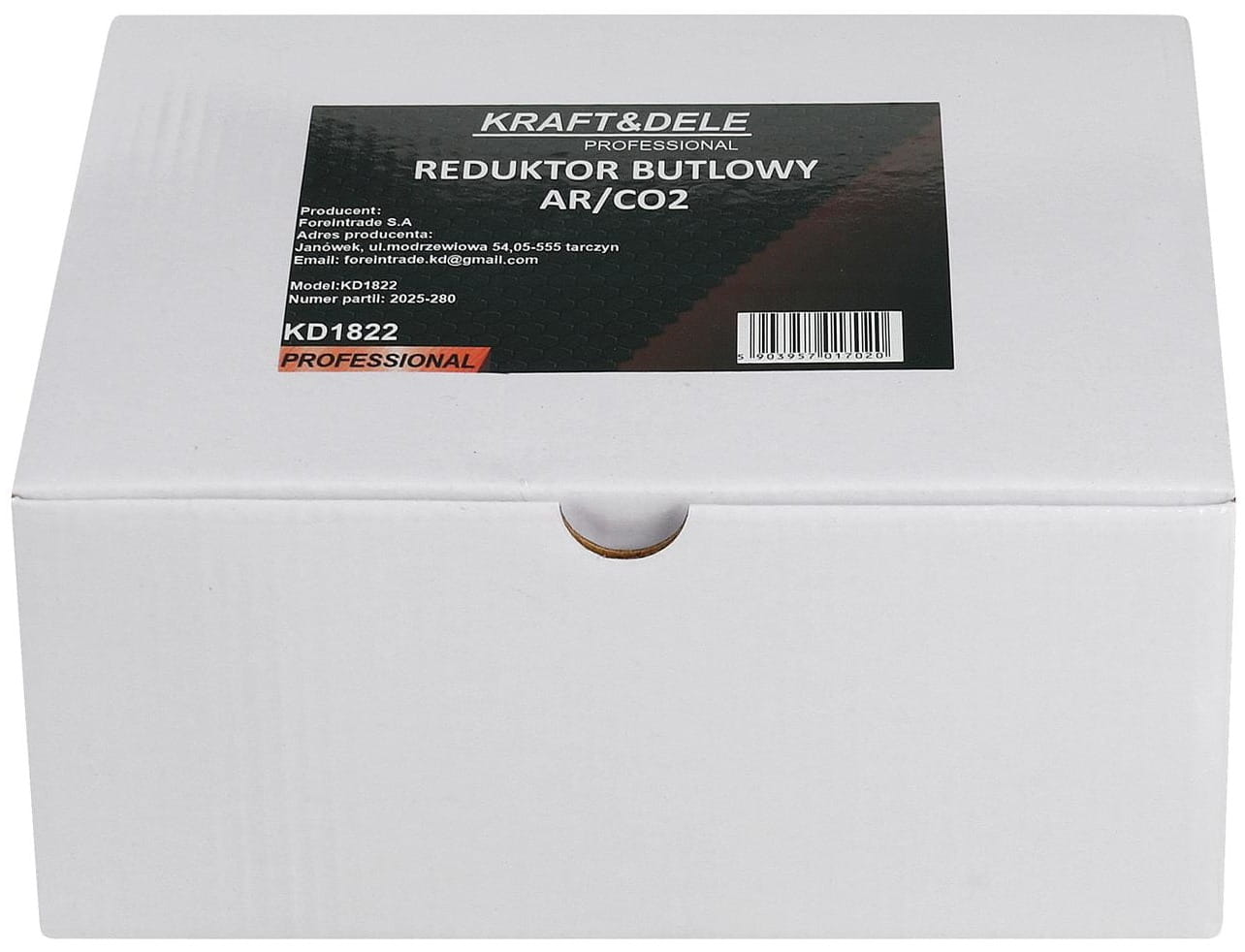 Reductor de Presiune CO2 ,argon, Corgon, 315bar, 31l/min, Kraft&Dele KD1822