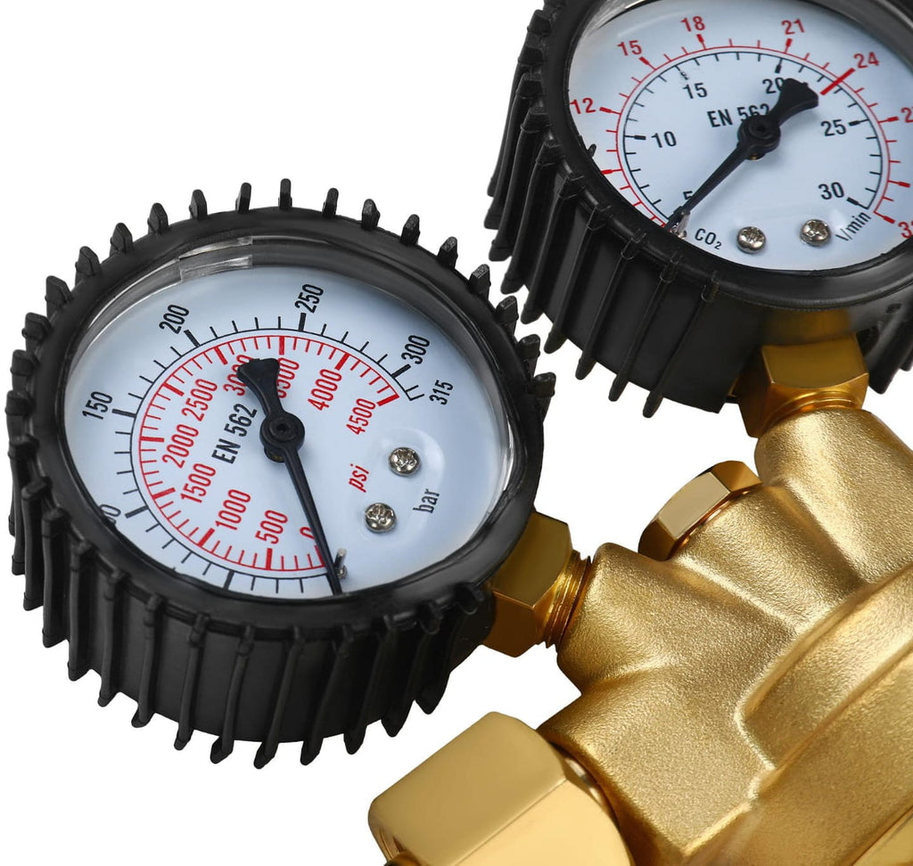 Reductor de Presiune CO2 ,argon, Corgon, 315bar, 31l/min, Kraft&Dele KD1822