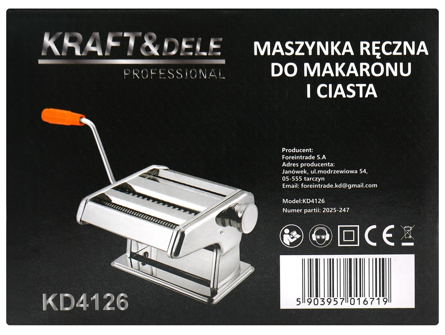 Masina Manuala de Paste Si Aluat, Kraft&Dele KD4126