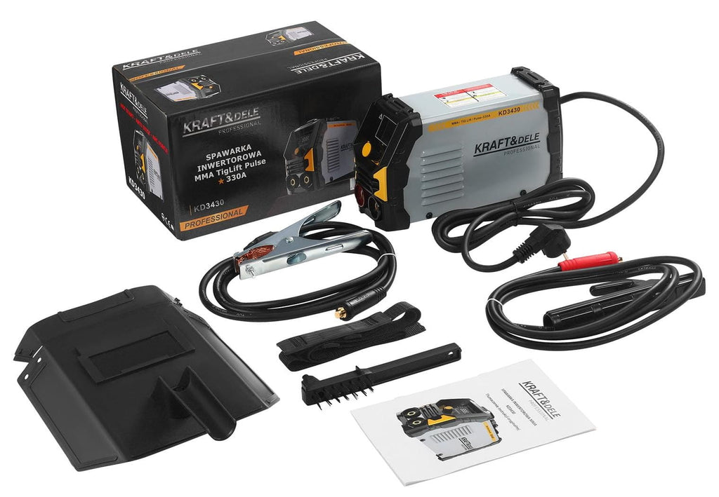 Aparat Sudura Invertor MMA TIG Lift Pulse 330A, Kraft&Dele KD3430