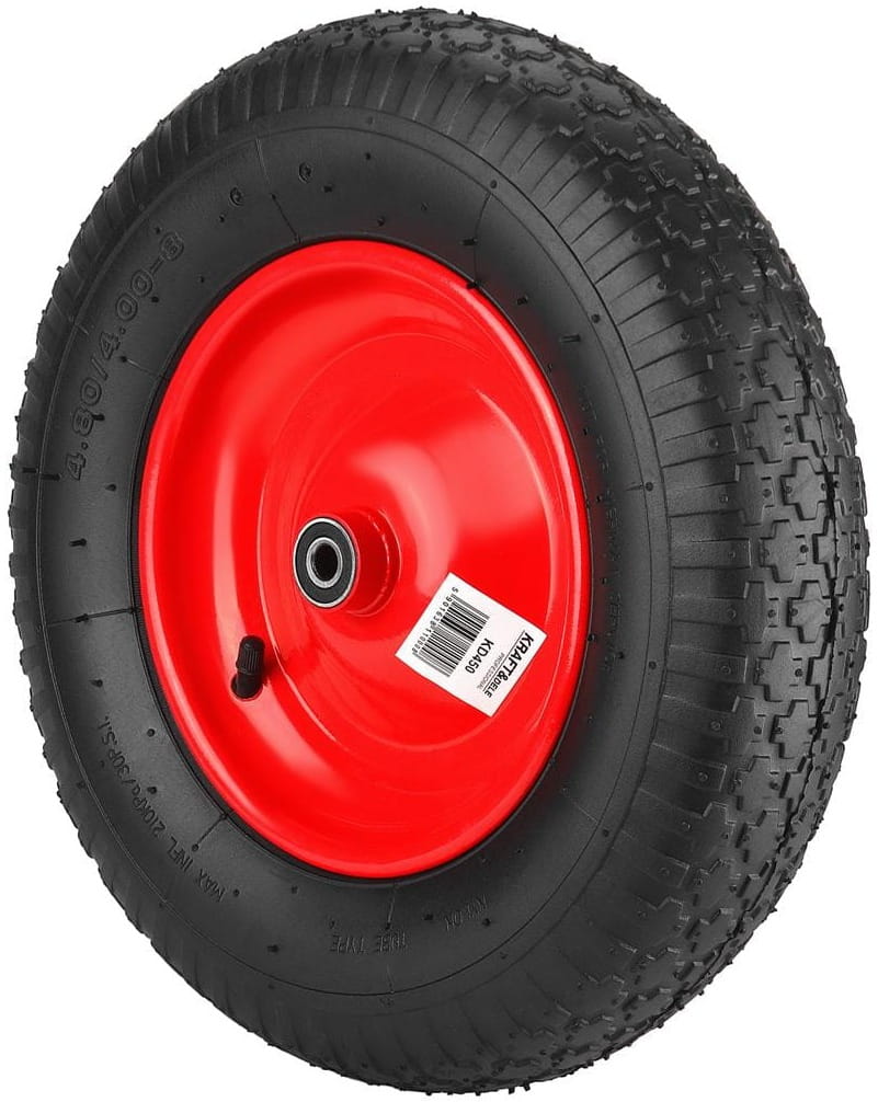 Roata de Roaba cu Ax 4,80/4,00-8 16", Kraft&Dele KD450