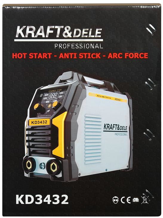 Aparat de Sudura MIG Flux MMA Tiglift, Kraft&Dele KD3432