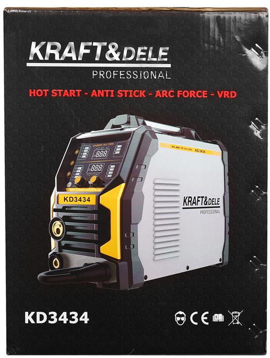 Aparat de Sudura 255A Mig/flux/mma/lift Tig/alu, Kraft&Dele KD3434