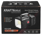 Lanterna LED cu Acumulator si Functie Powerbank, Kraft&Dele KD1249