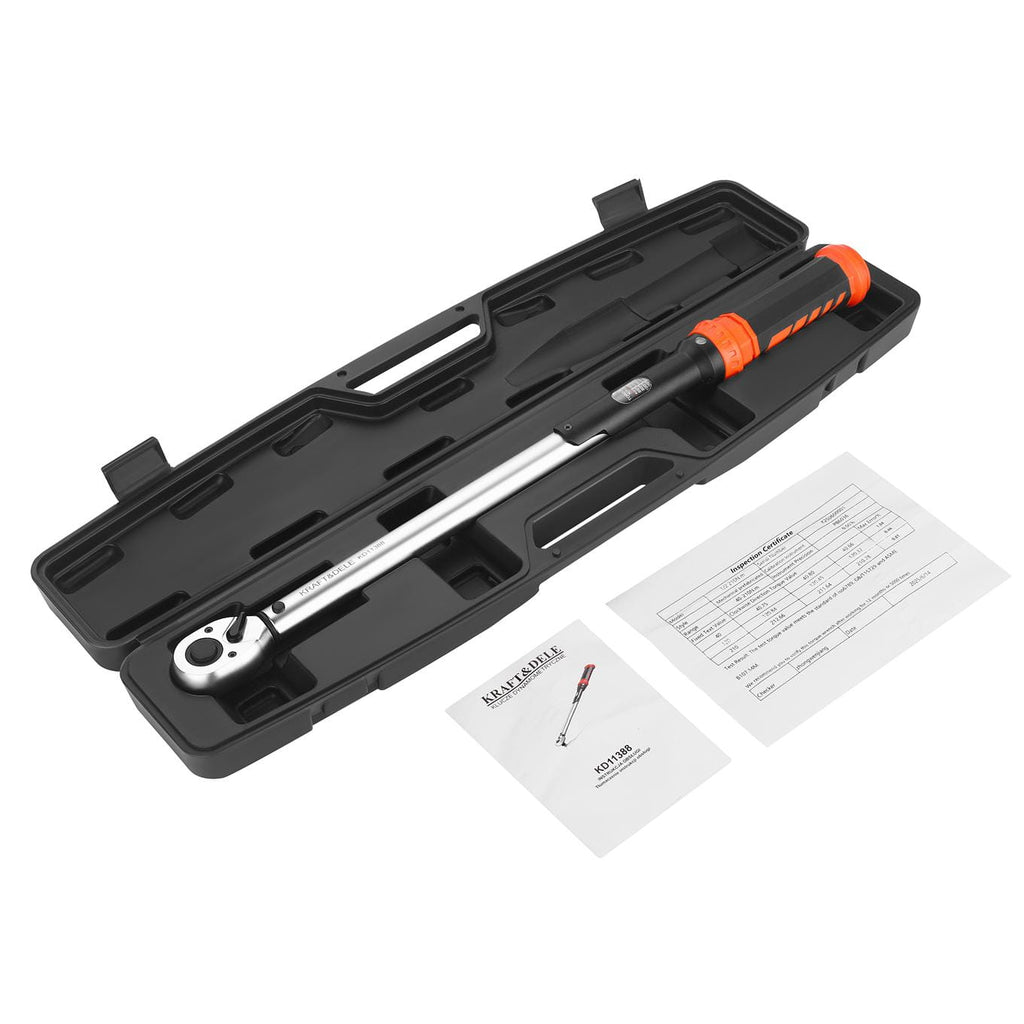 Cheie Dinamometrica 1/2" 40-210Nm , cu Afisaj, Kraft&Dele KD11388