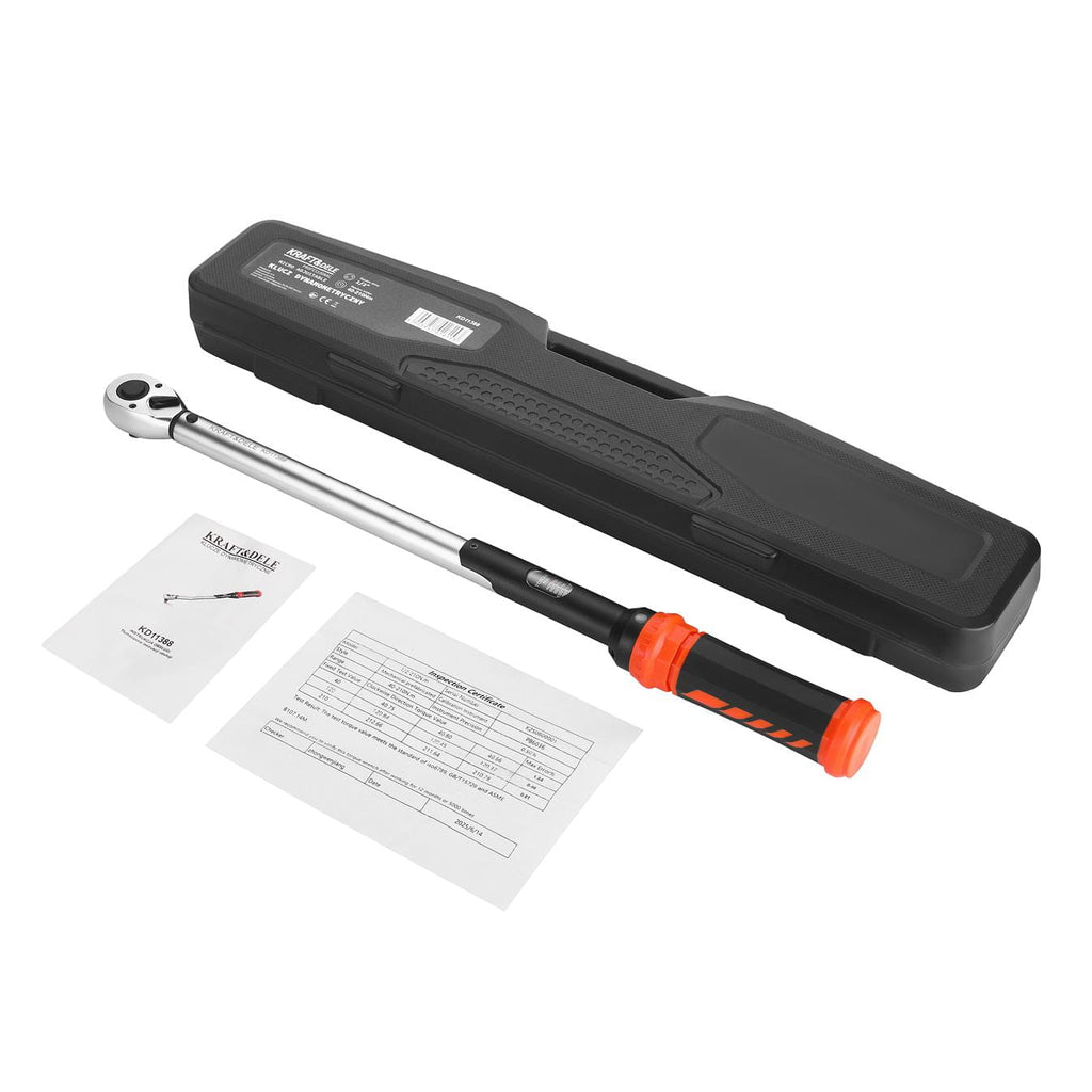 Cheie Dinamometrica 1/2" 40-210Nm , cu Afisaj, Kraft&Dele KD11388