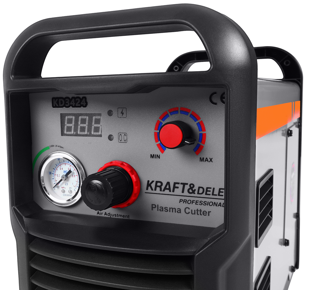 Aparat de Taiat cu Plasma Frecventa Inalta 230V, 75A MAX 25mm, Kraft&Dele KD3424